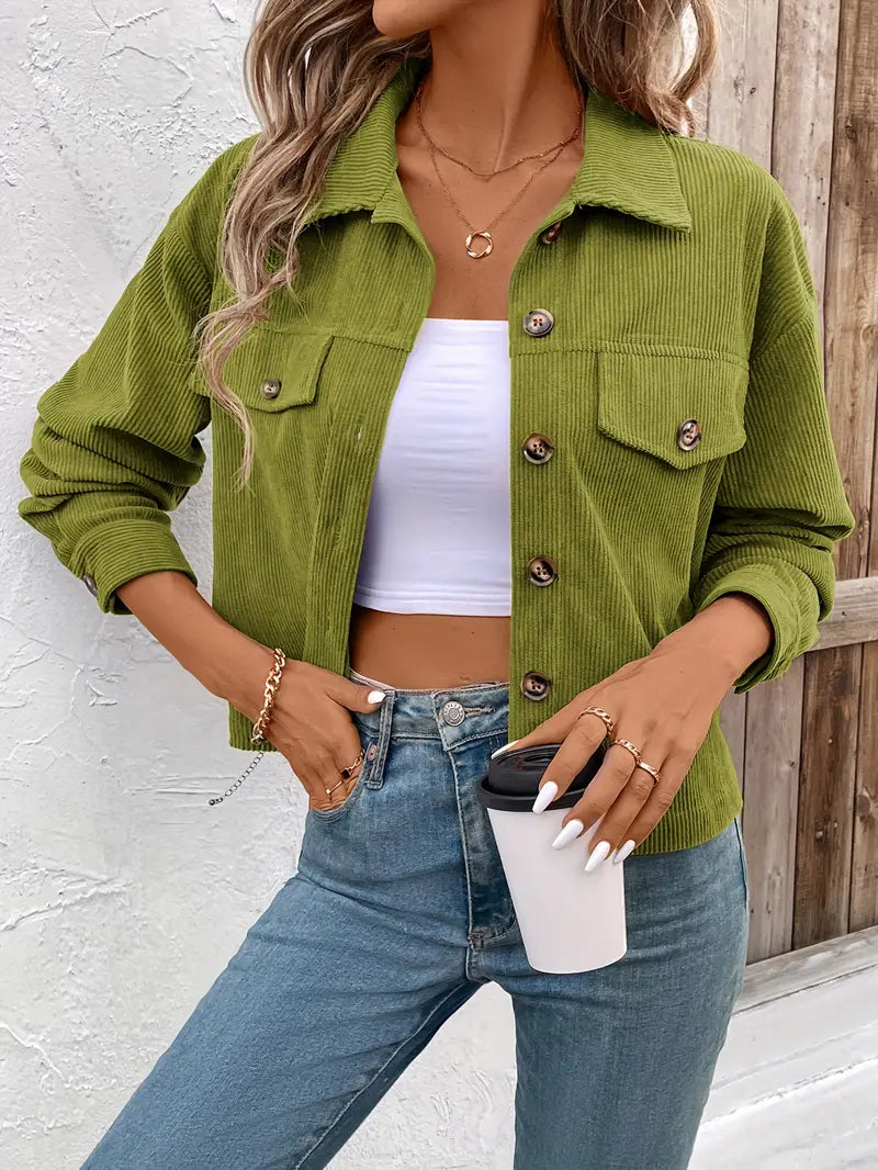 Ingrid™ | Die Casual Cordjacke