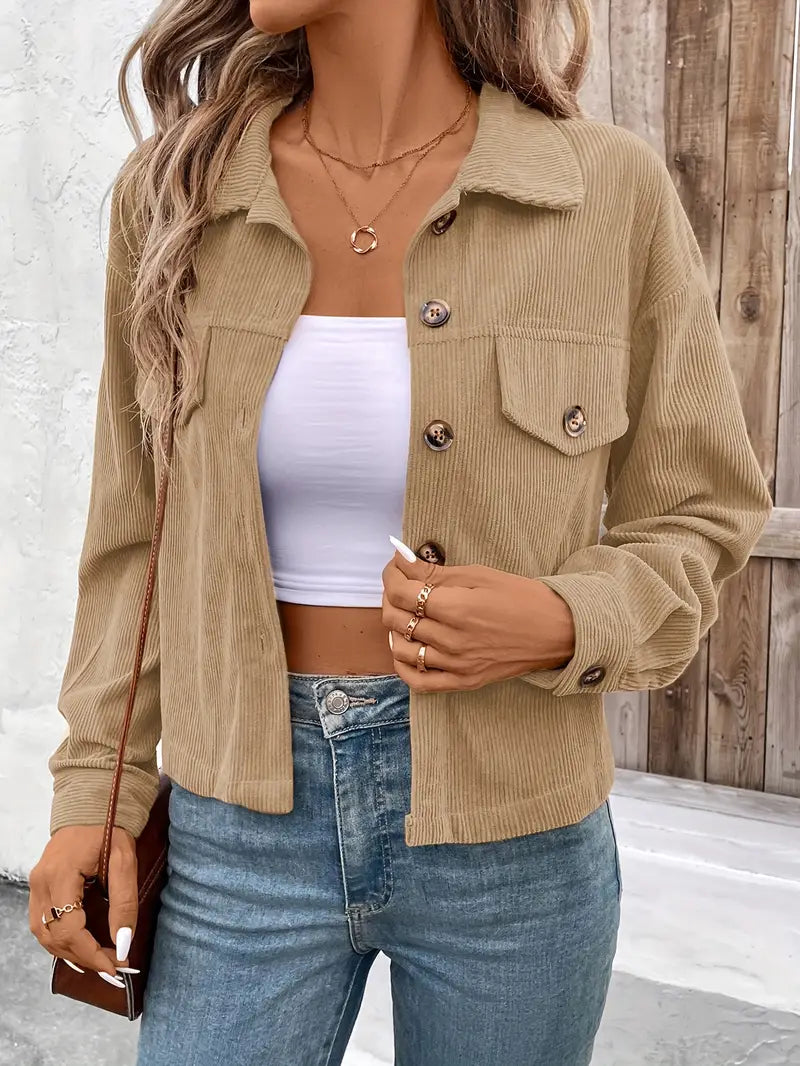 Ingrid™ | Die Casual Cordjacke