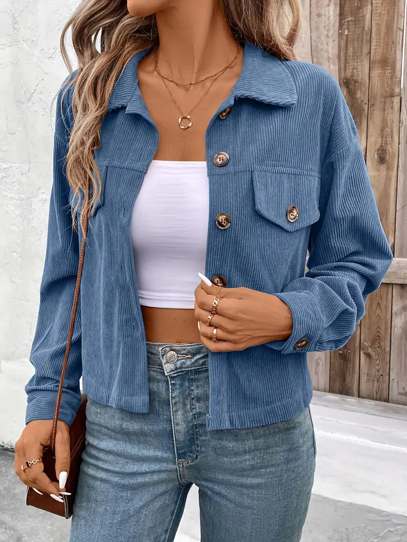 Ingrid™ | Die Casual Cordjacke