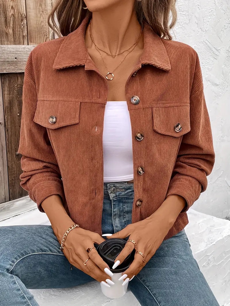 Ingrid™ | Die Casual Cordjacke