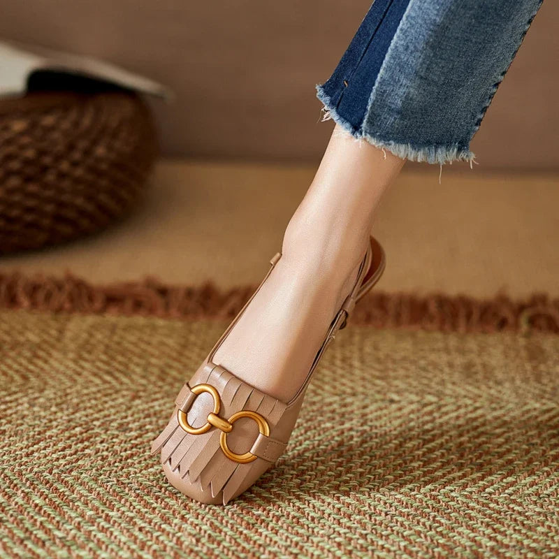 Elke™ | Orthopädische Ledersandalen
