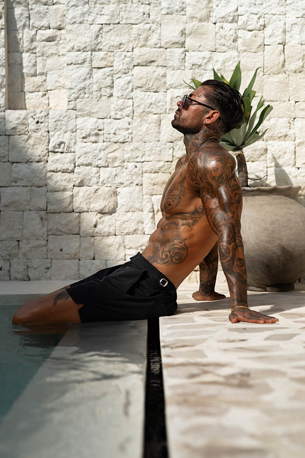Amalfi Swim Shorts - Black