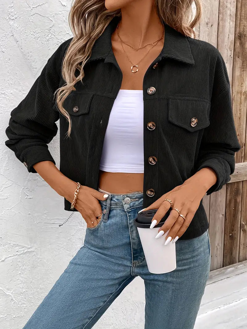 Ingrid™ | Die Casual Cordjacke