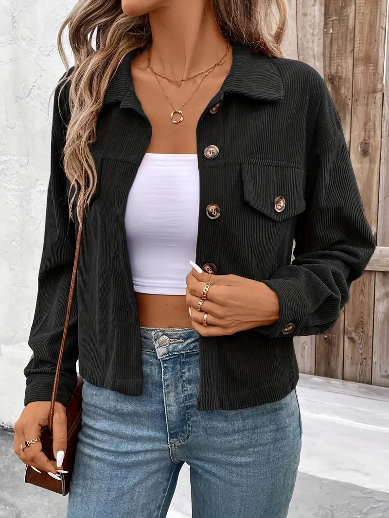 Ingrid™ | Die Casual Cordjacke