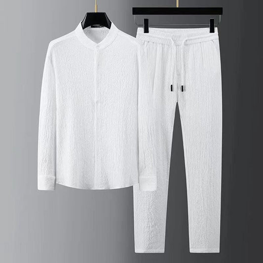 KASPAR | Herren Set - Elegant - Moderner Stiln Leinen - Ideal für den Sommer